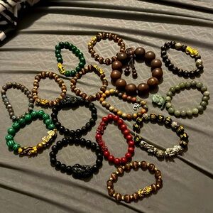 25 japanese bracelets.